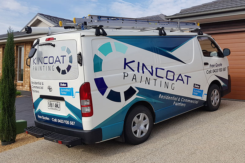 Image of kincoat painting service truck 